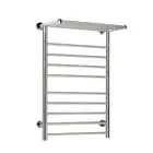 Devanti Heated Towel Rail Bathroom Electric Warmer Clothes Rack Stainless Steel