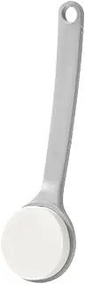 Baluue Bath Sponge Body Exfoliator Long Handle Back Scrubber Brush Exfoliating Shower Sponge Brush for Body Washing Grey Bathing Sponge for and Gentle Cleansing