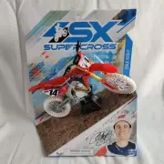 SX Supercross Cole Seely CHASE 1:10 Scale Red Honda 450R 1st Edition NIB