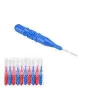 50X Clean Tooth Floss Head Hygiene Dental Plastic Interdental Brush Toothpick-AU