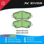 PROTEX Brake Pads For JEEP WRANGLER OVERLAND, POLAR, BLACKHAWK JK ERB #DB2002UP