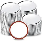 THJOPOKEEL 100 Count 86mm Wide Mouth Canning with silicone sealing ring is suitable for sealing ring, JJp-68