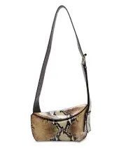 McQueen T-Bar Leather Sling Bag