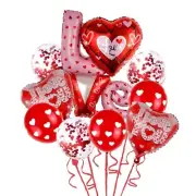 Decoration Party Ballon Globs San I Love You Heart Shape Helium Foil ballons