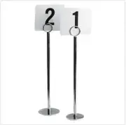 6x 300mm Table Number Stands Menu Card Holder Standard Base