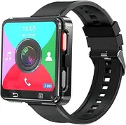 S998 4G LTE GPS Full Network Android 11.0 Standalone Smartwatch 32GB 2.64 Inch HD Large Screen 500W Dual Camera Google Play SIM Card Smart Watch (Black)