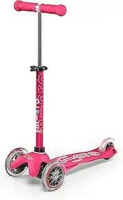 Mini Micro Deluxe Preschool Scooter - 3 Wheel Kick Scooter with Lean to Steer & Adjustable Height