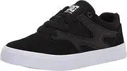 [DC Shoes] DC Men's Kalis Vulc Low Top Casual Skate Shoe, Black/White, 11