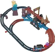 [THOMAS & FRIENDS] Motorized Toy Train Set Crystal Caves Adventure with Thomas, Tipping Bridge & 8 Ft of Track for Kids Ages 3+ Years