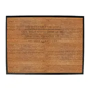 The Older Get The Less Care What People Think - Funny Novelty Doormat Man Cave Floor mat