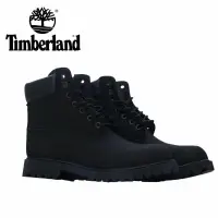 在飛比找蝦皮購物優惠-Timberland 磨砂皮 - 黑色抗疲勞戶外經典高幫靴子