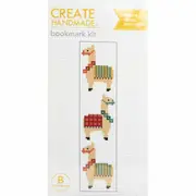 Create Handmade Bookmark Llama Stitching Kit 5cm x 20cm