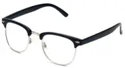 Calabria Vintage Reading Eye Glasses Jet Set Metal Men Browline Black +1.75