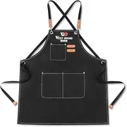 Thickened Canvas Apron Bike Maintenance and Repairing Apron Carpentry Craftsman Plantsman Working Apron