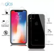 Nuglas Clear Tempered Glass Front+Back Screen Protector For iPhone XS Max