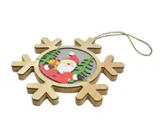 C254 Snowflake-shaped Christmas Doorplate with Lights Christmas Decoration Doorplate Welcome Sign Decoration Home Door Hanger