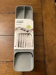 Joseph Joseph DrawerStore Compact Cutlery Organizer Kitchen Drawer Tray, Small