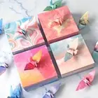400pcs Handmade Colorful Folded Paper Constellations Origami Paper Decorations