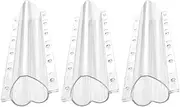 Kichvoe 3pcs Cucumber Growing Mold Heart Shape Fruit Shaping Molds Material for Unique Vegetable Forms Easy to Use for Lightweight Portable