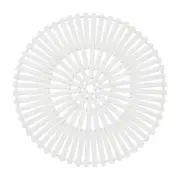 Annabel Trends Bamboo Dining Table Placemat Decorative Mat 37cm Round White