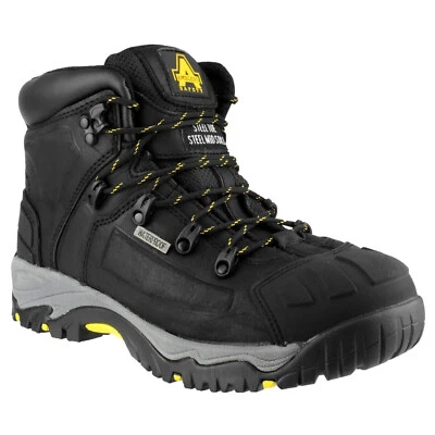 Amblers AS803 Waterproof EE Wide Fit Safety Work Boots Black (Sizes 7-14)