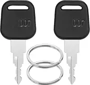 Gnellkoor TSA007 Master Luggage Key, 2 Pieces, Black, One-Touch Lock
