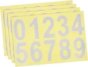 KALLORY Reflective Address Number Stickers Large Mailbox Numbers for House Bin Letter Box Easy Peel Stick