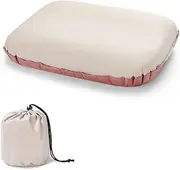 Camping Pillow 3D Sponge Inflatable Pillow Ultralight Portable Home Office Sleeping Pillow Travel Pillow Automatic Inflation Neck Pillow