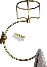 Towel Holder | Vintage Hand Towels Holder for Bathroom - Wall Mounted Rustic Handtowel Ring for Counter, Toilet & Entryways