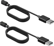 Compatible for Anyloop Smart Watch Charger, Lamshaw Magnetic USB Replacement Charging Cable Compatible for Anyloop ALW1 1.69 Inches Watch Mini / LA32 1.96" Watch / AK47 Y2 1.85 Inches Smart Watch / 1.85 Inches Smart Watch