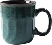 Water Cup Elegant Mug Ceramic Simple Coffee Cups with Saucers Microwave and Dishwasher Safe Perfect for Tea Coffee Cocoa Coffee Mug (Color : Green)