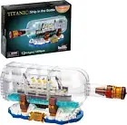 Titanic Ship in a Bottle Creator Expert Building Kit, Collectible Display Model