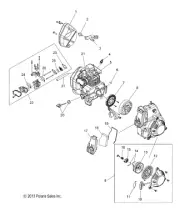 Polaris Stator Assembly, Genuine OEM Part 3410017, Qty 1