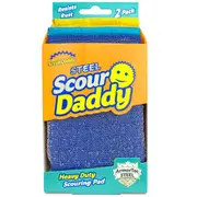 Scrub Daddy Steel Scourer 4PK- Heavy Duty Scouring Pad