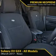 Subaru XV - GP6 Premium Neoprene 2x Front Row Seat Covers (Made to Order)