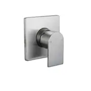 VITO BERTONI EEVA Shower Bath Wall Mixer - Brushed Nickel