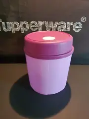 Tupperware Freezer Mates Container Round Date Dial Purple Freezermates New Sale