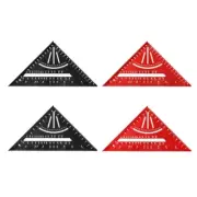 Triangle Ruler 7Inch Carpentery Square Ruler Angled Measurement Woodworking Tool