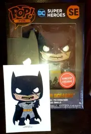 Funko POP! Pin and Sticker! Batman DC Comic DCeased GameStop Exclusive