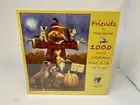 NEW SunsOut 1000 Piece Jigsaw Puzzle Friends By Tom Wood Scarecrow Fall Cat Dog