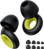 Ear Plugs for Sleeping, 35dB Noise Reduction Earplugs Reusable & Washable Soft