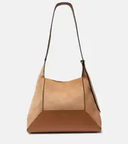 [Jimmy Choo] Jimmy Choo Diamond Medium suede shoulder bag One Size brown