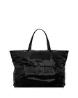 SAINT LAURENT $2900 Black Patent Canvas Maxi Tote Bag New & Authentic