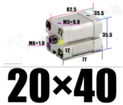 New 1pc ADN20*40-P-A cylinder internal thread cylinder