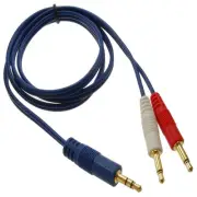 Enhanced Sound Clarity Dual Mono 3.5mm Audio Breakout Cable