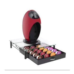 【CAXXA】雀巢DOLCE GUSTO/Vertuoline咖啡膠囊24顆收納架/抽屜盒(咖啡膠囊 DOLCE GUSTO 咖啡膠囊收納)