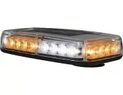 NEW BUYERS 11" RECTANGULAR MULTI-MOUNT AMBER/CLEAR LED MINI LIGHT BAR 8891042