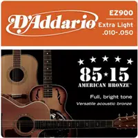 在飛比找PChome24h購物優惠-D’Addario EZ900 美國進口民謠吉他套弦(10-