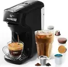 H1B 6-in-1 Pods Coffee Maker 19 Bar Espresso Machine Kcup/Nes/DG/Espresso Powder