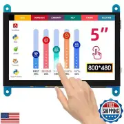 ELECROW 5 inch Monitor for Raspberry Pi Monitor Touchscreen Display Compatibl